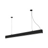 Czarna lampa wisząca liniowa o długości 120cm Sigi V LED 3000K PL0130-BK Yaskr