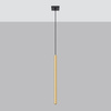 Lampa Wisząca PASTELO 1 złoty połysk Sollux SL.1195