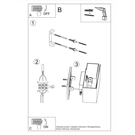Kinkiet PIEGARE Sollux SL.0394