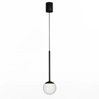 Lampa wisząca z podwyższoną klasą IP44 Orra LED czarna PL0105-BK Yaskr