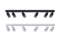 Lampa sufitowa oprawa VERTICAL SPOT WHITE BLACK 6xGU10 Milagro ML0307 ML0297 kolor do wyboru