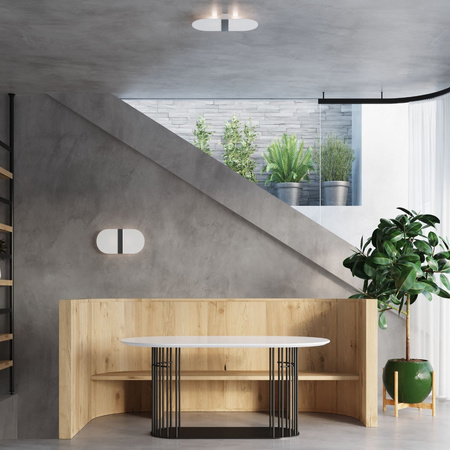Kinkiet SALIA szklany biały Sollux Lighting SL.1004