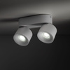 Podwójna biała oprawa sufitowa wybór barwy światła SPARK DUO WHITE CCT 20W Tk Lighting 18171