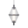 Lampa wisząca pojedyńcza Fuente czarna LED 3000K Italux PND-34395-1-BK