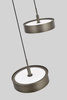 Lampa wisząca trójka okrągła Valensole brąz Aviano Lighting 5062-321
