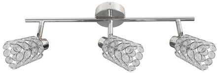 YORK LAMPA SUFITOWA LISTWA 3X40W G9 CHROM Candellux 93-00101