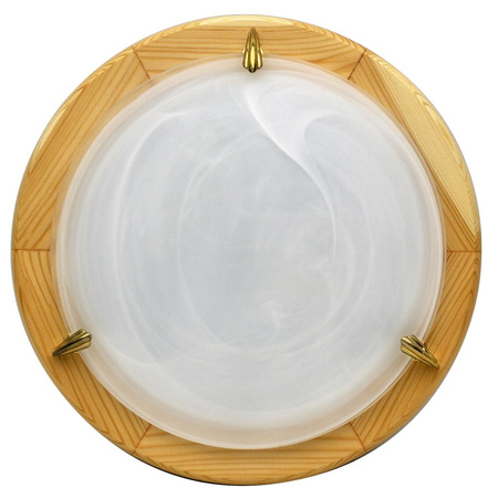 DUNA LAMPA SUFITOWA PLAFON36 SOSNA ALABASTER 2X60W Candellux 14-64106