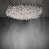 Lampa sufitowa chromowane z kryształkami do salonu o średnicy 80cm 13xG9 RICICLE Paul Neuhaus  6054-17