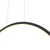 Lampa wisząca czarny pionowy pierścień LED o średnicy 65cm do łazienki Loop S 3000K IP44 PL0119-65-BK Yaskr