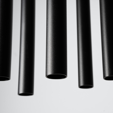 Lampa wisząca PASTELO 5P czarna Sollux SL.1176