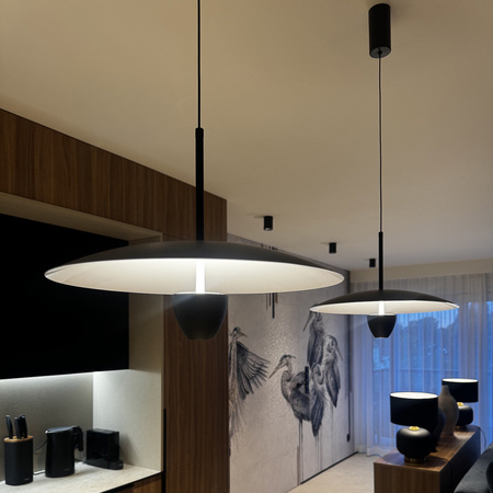 Lampa wisząca Ufo L czarna LED CCT Light Prestige LP-0408/1P L BK