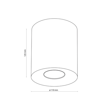 Lampa sufitowa oprawa spot ORION WHITE TK Lighting 3237