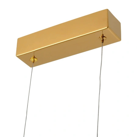 Lampa wisząca pionowy złoty okrąg 85cm do łazienki Loop M LED 3000K IP44 PL0119-85-GD Yaskr