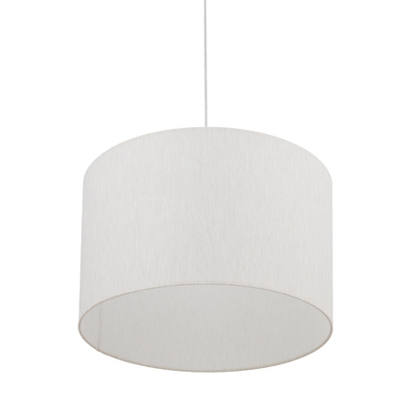 Lampa wisząca cylindryczny kremowy abażur 50cm 1xE27 HOTEL MOOD Nowodvorski 11783