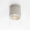 Szara tuba sufitowa natynkowa metal + szkło LED 3000K Maxlight C0274 Fusion