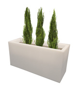 Lampa świecąca donica 80cm MEGALO z pólką 20cm