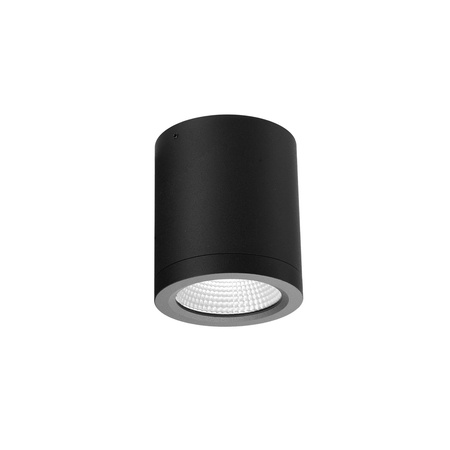 Czarna tuba z podwyższonych IP CONYON IP54 15W CCT SWITCH BK AZZARDO AZ6027