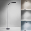 Czarna lampa podłogowa ze zmienną barwą światła KELLY LED Just Light 14406-18