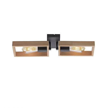 Lampa sufitowa drewniana FRANKY 2xE27 Just Light 15657-18
