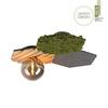 Lampa sufitowa z naturalnym mchem i drewnem 1xG9 GREEN HEX Just Light 15199-70