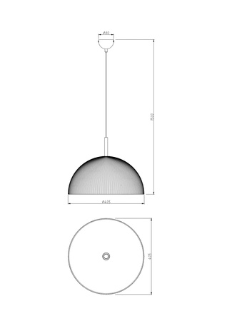 Lampa wisząca beżowa 40cm ISLUNA 1xE27 Zuma Line P250365201A