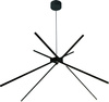 Lampa wisząca czarna SPIDER LED MaxLight P0412