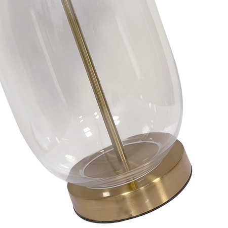 Lampa stołowa Amur czarno - transparentna 1xE27 Light Prestige LP-919/1T transparent
