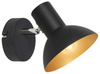 DISO LAMPA KINKIET 1X40W E27 CZARNY+ZLOTO Candellux 91-63410
