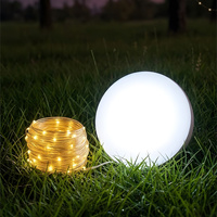 Lampka solarna wraz ze świecącą linką 8m Corda 9000K + 8m 3000K IP44 Eko-Light EKO2530