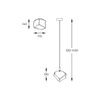 Lampa wisząca ROCK G9 Zuma Line P0488-01F-U8AC