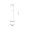 Słupek Ogrodowy Brooklyn 1xE27 IP44 45cm Eko-Light EKO1703