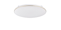 Plafon biały 53cm ze złotym obramowaniem OMAR LED Zuma Line JE-DHR-0530-GD