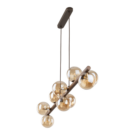 Lampa wisząca ESTERA WOOD ORZECH BURSZTYN 9XG9 Tk Lighting 11097