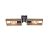 Lampa sufitowa drewniana FRANKY 2xE27 Just Light 15657-18
