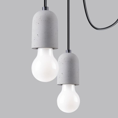 Lampa wisząca pająk beton NESO 5 Sollux Lighting SL.1161