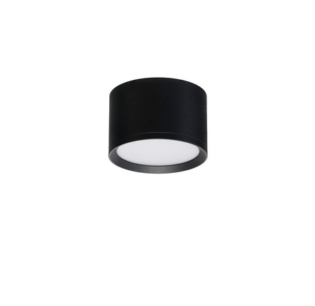 Czarna tuba o średnicy 8,5cm LED FLUME IP44 4000K BK AZZARDO AZ6854