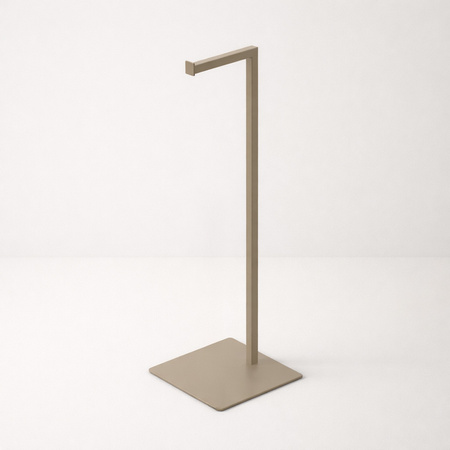 Prosty, beżowy stojak na papier KS-54 PAPER STAND z serii KAJA HOME