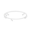 Minimalistyczna lampa sufitowa biała w formie koła – nowoczesny ring 80cm 7xGU10 FOURTY ROUND Nowodvorski 11945