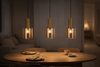 Lampa wisząca z kloszami nad wyspę kuchenną AIGO Kaja Lighting  K-5877
