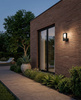 Prostokątny, czarny kinkiet ogrodowy LED IP54 MILANO Kaja Lighting K-8266