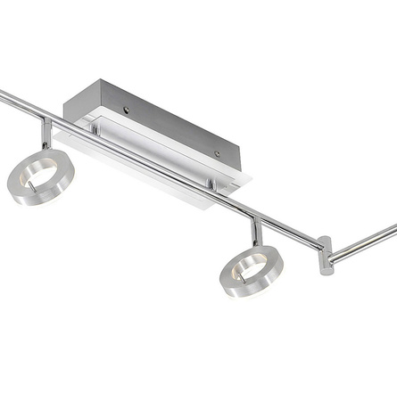 Lampa sufitowa listwa na sześć punktów świetlnych do łazienki IP44 LED 3000K SILEDA ALUMINIUM Paul Neuhaus 6787-96