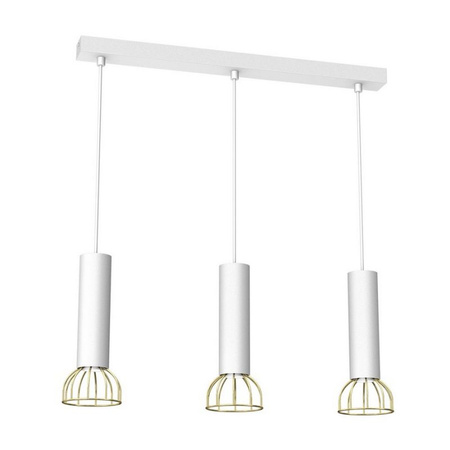 Lampa wisząca biało złota DANTE Milagro MLP7255