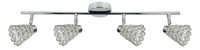 GLOSSY LISTWA 4X40W G9 CHROM Candellux 94-00477