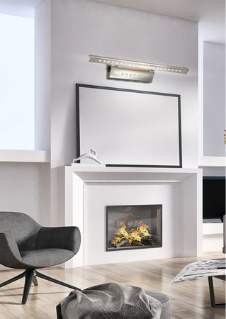 FORTE LED 3 LAMPA KINKIET 7W LED RURKA TRÓJKĄTNA Z WYŁĄCZNIKIEM SATYNA Candellux 20-27023