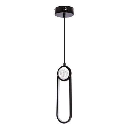 LACRIMA lampa wiszaca czarny 10cm 15W LED 3000K maskownica biała Candellux 31-35585