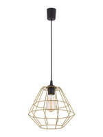 Lampa wisząca DIAMOND NEW BLACK/GOLD TK Lighting 4641