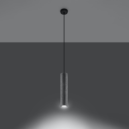 Lampa wisząca LUVO 1 beton Sollux SL.0653