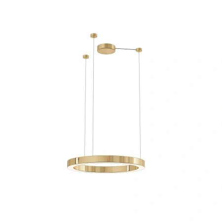 Złoty pierścień wiszący o średnicy 60cm Aurum S 1xLED 3000K PL0116-50 Yaskr