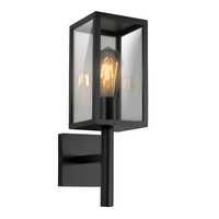 Hosta lampa ogrodowa kinkiet górny 19x38cm sztyca czarny 1x60W E27 IP44 Candellux 21-32263