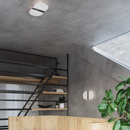 Kinkiet SALIA szklany biały Sollux Lighting SL.1004
